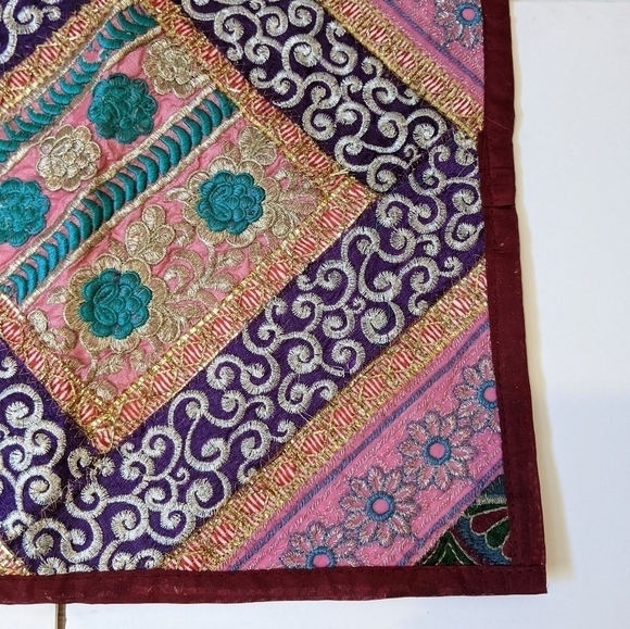 2 Boho Indian patchwork cushion covers - Picture 3 of 11